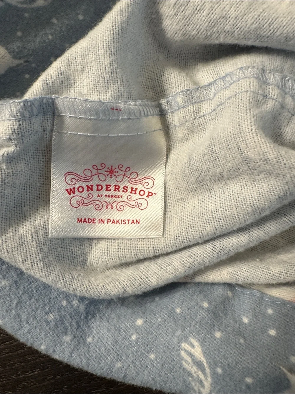 Wondershop Light Blue Reindeer Print 3-Piece Flannel Sheet Set